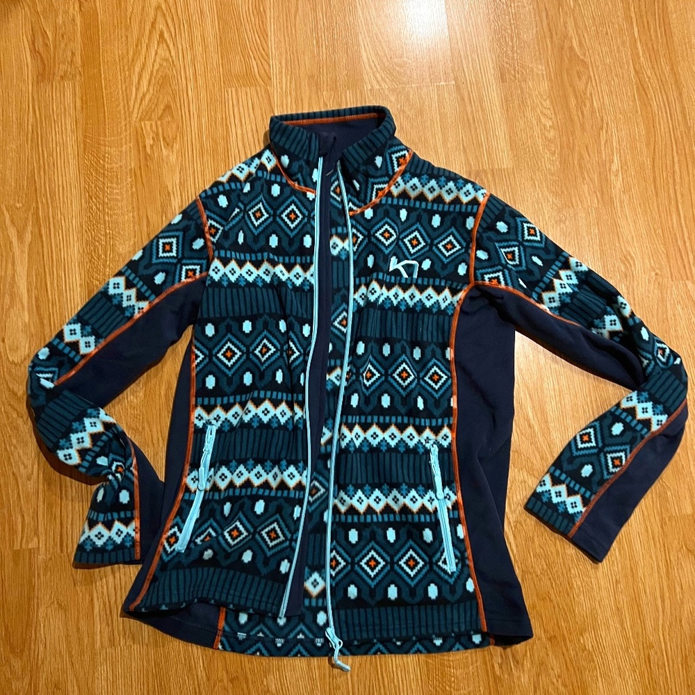 Kari Traa Women's Skiing / Snowboarding Mid Layer Fleece, Size M-Excellent Cond.